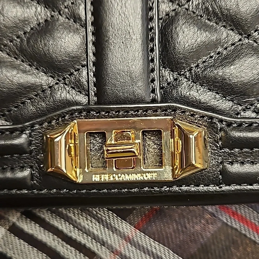 💕REBECCA MINKOFF💕 Black Quilted Love Clutch NWT